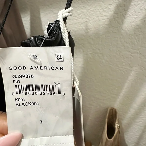 Good American Black Faux Leather Outfit | SOLD OUT in stores! - Picture 5 of 10